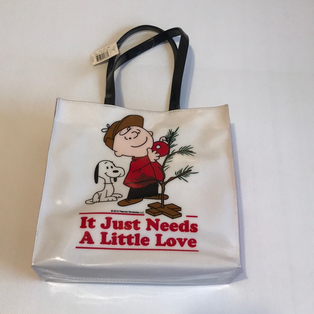 Charlie Brown tote 🆕 12”H x 12.5W wflaw on 1 side
